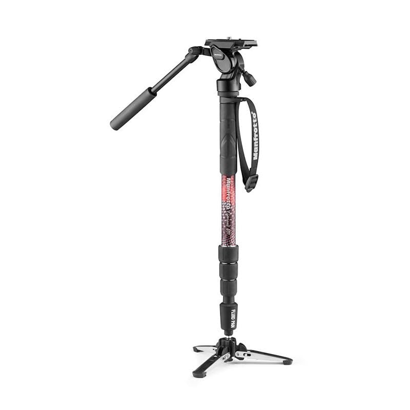 Manfrotto - Manfrotto アルミ 一脚 クイックシュー付き 562B-1美品 ケース付 Amazon | Manfrotto 一脚 フルードビデオ一脚 ビデオカメラ